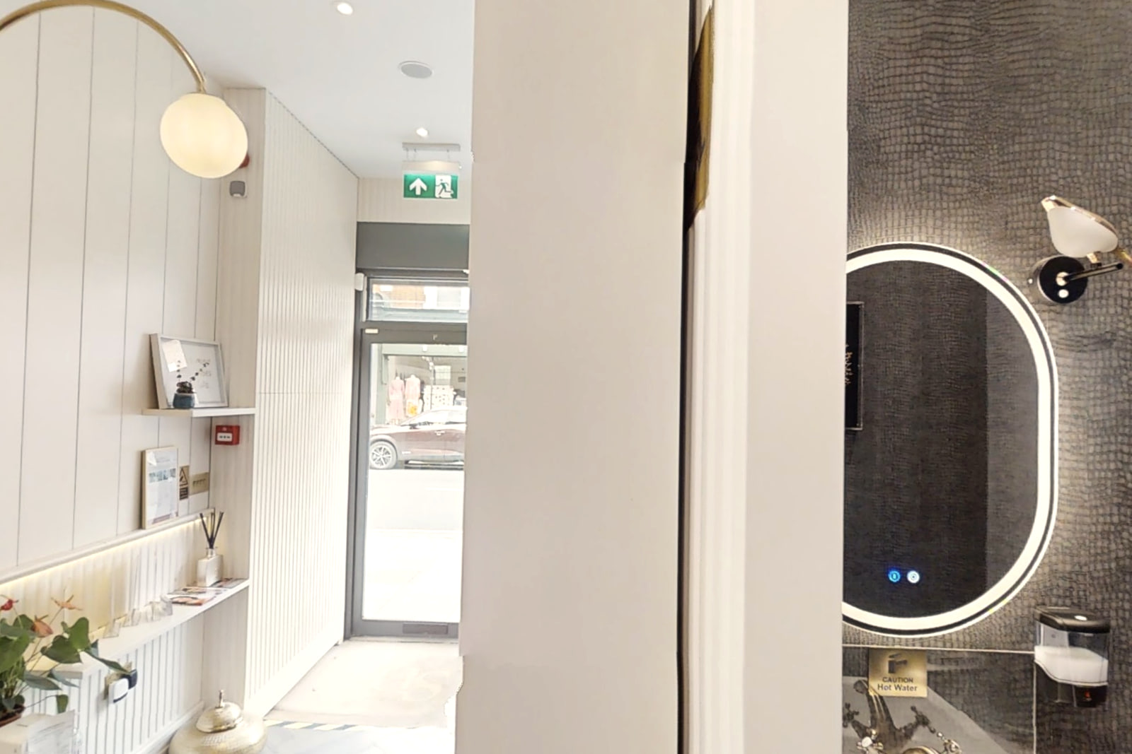 Reception and entrance at Shirland Dental Practice