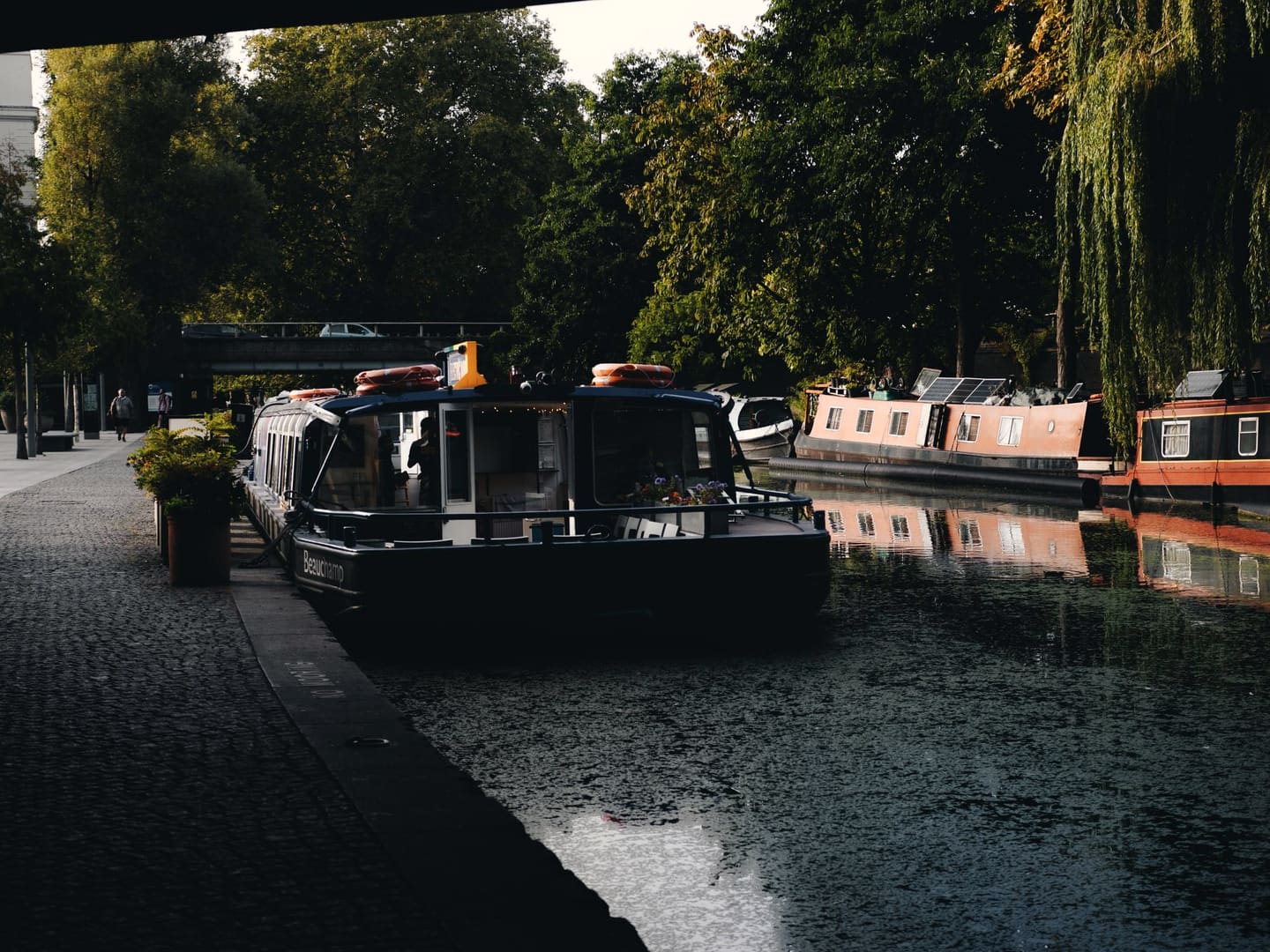 Barges on the Grand Union Canal near Maida Hill